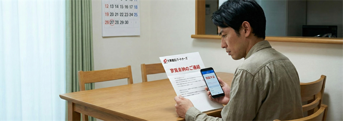 家賃の引き落としができなかった時の流れ